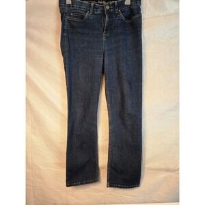 Rafaella‎ Weekend Mid Rise Medium Wash Straight Leg Stretch  Jeans Size 14